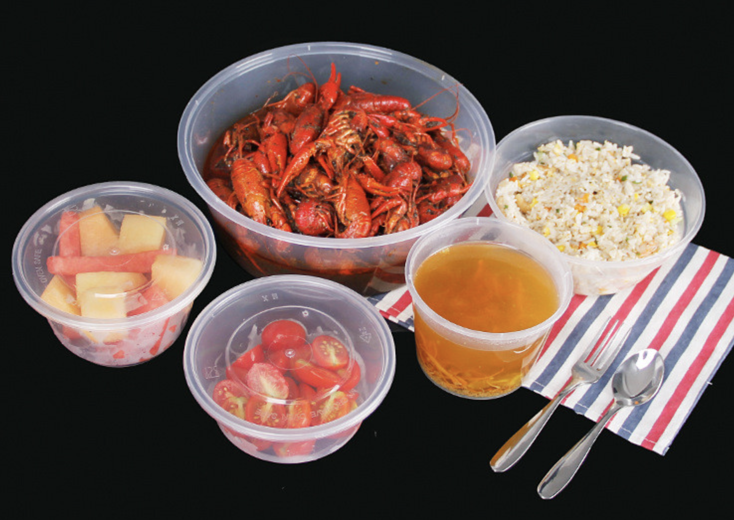 透明膠碗(图1)