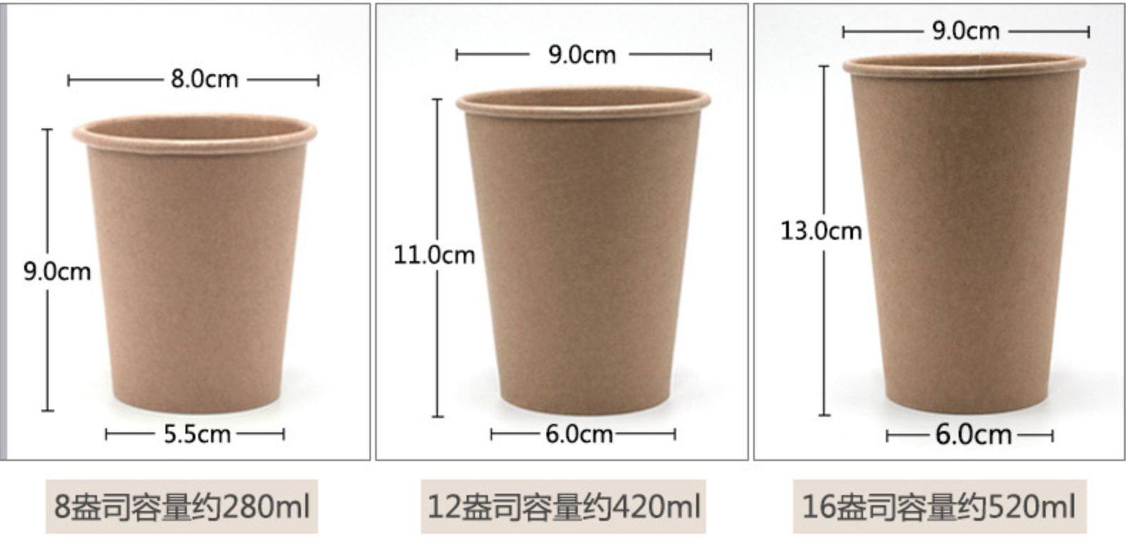牛皮紙杯(图1)