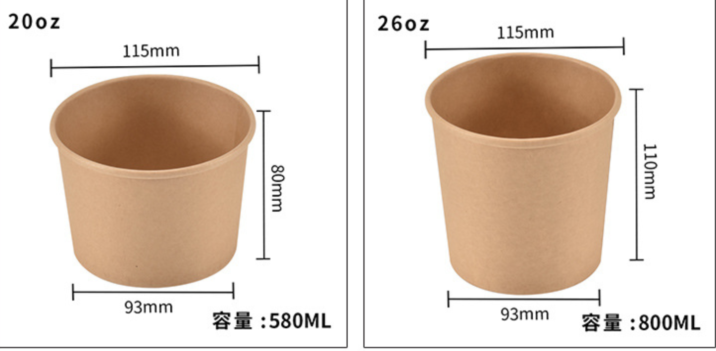 牛皮紙/ 白色湯碗(图10)