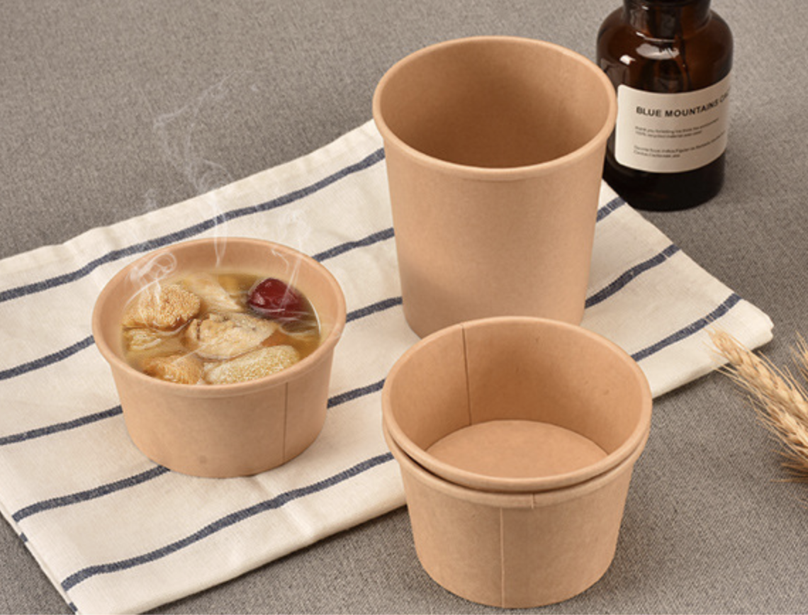 牛皮紙/ 白色湯碗(图15)